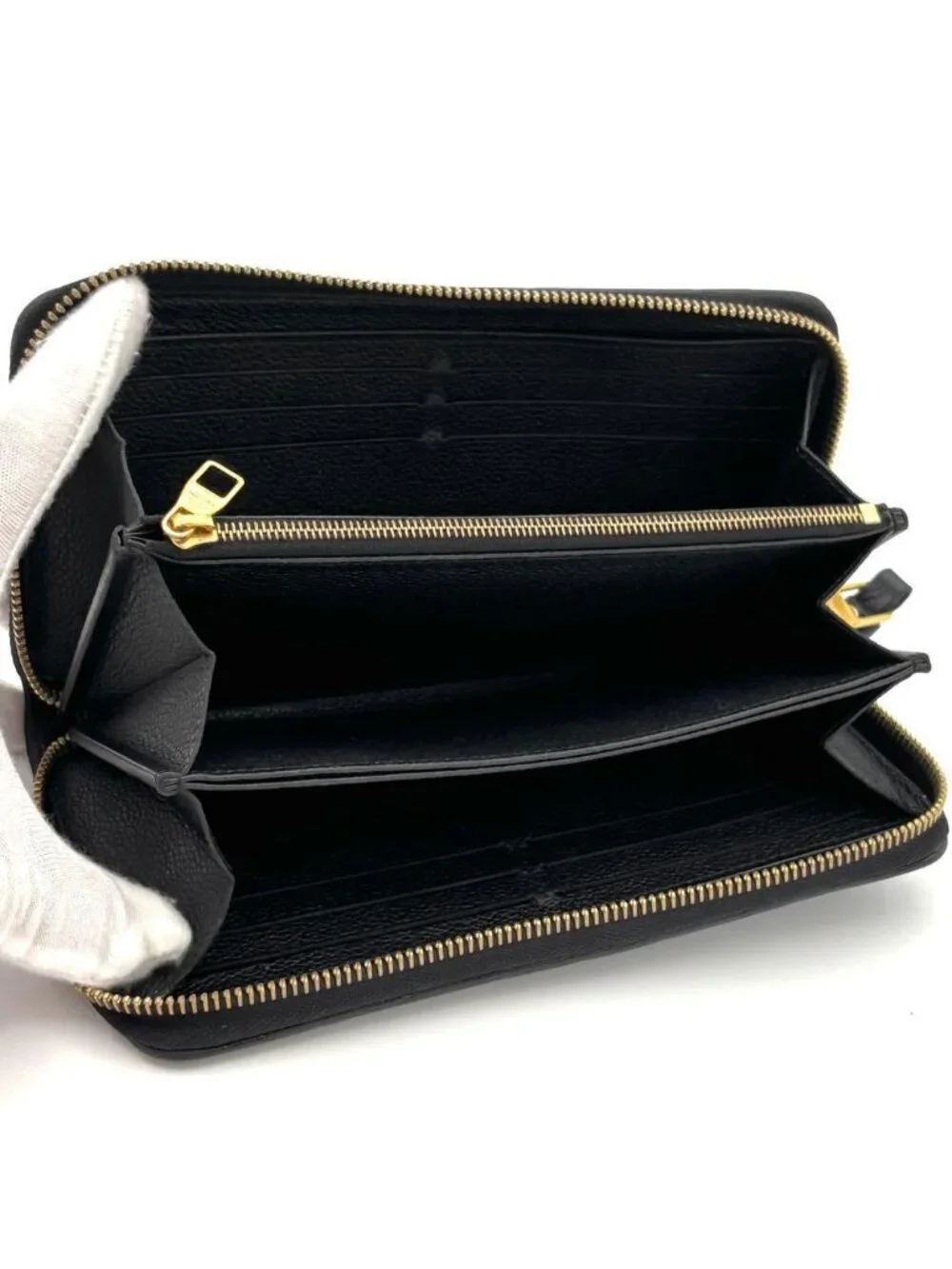 Louis Vuitton Wallet Zippy Monogram Black